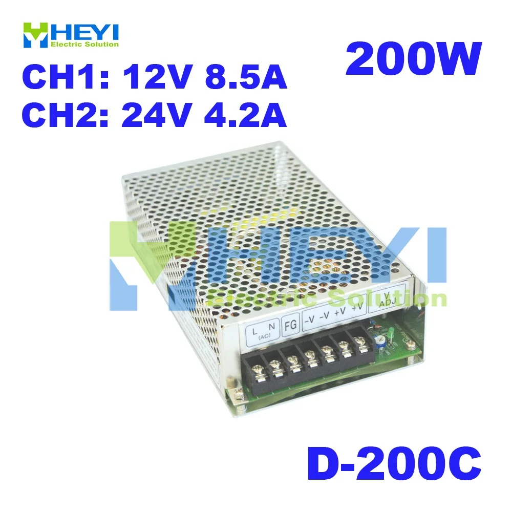 110 В переменного тока 200 Вт источник питания Женский 12 А и 24 а миниатюрный с