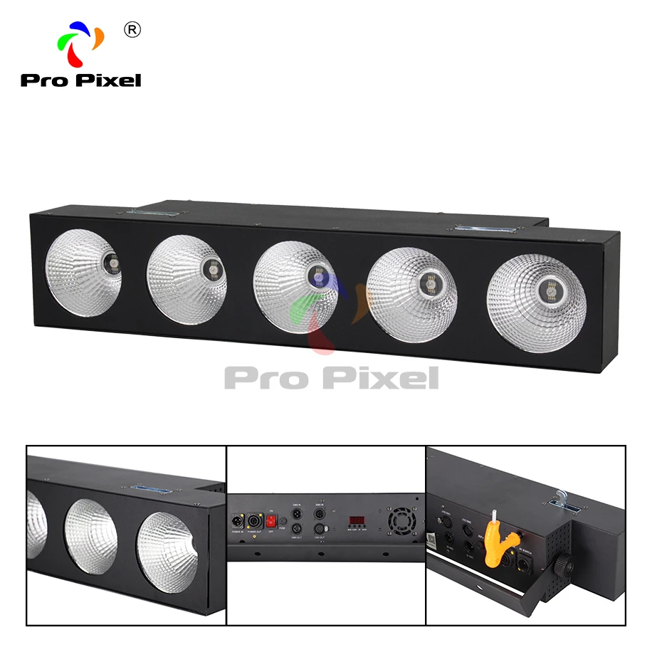 4 шт. бесплатная доставка 5dot RGBW светодиодный матричный луч настенная шайба dmx