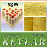 40lb 2000lb kevlar kite line string for fishing assist cord kite flying outdoor camping tent cord low stretch cut resistance