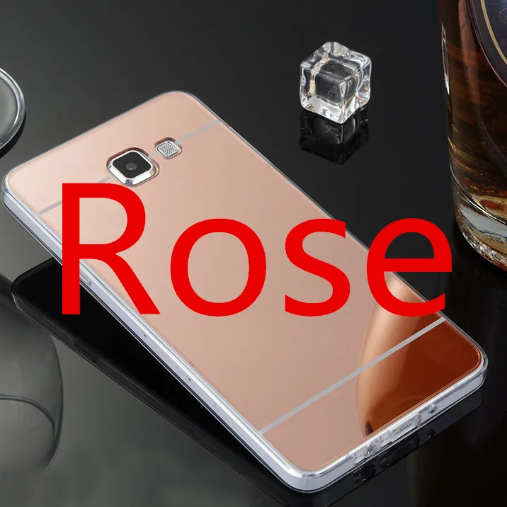 Rose Роскошный мягкий зеркальный чехол для телефона для samsung Galaxy S10 Lite S9 S8 плюс S6 S7 край A6 A8 A7 A9 J4 J6 J8 M10 M20 A10 A30 A50 - Цвет: Rose