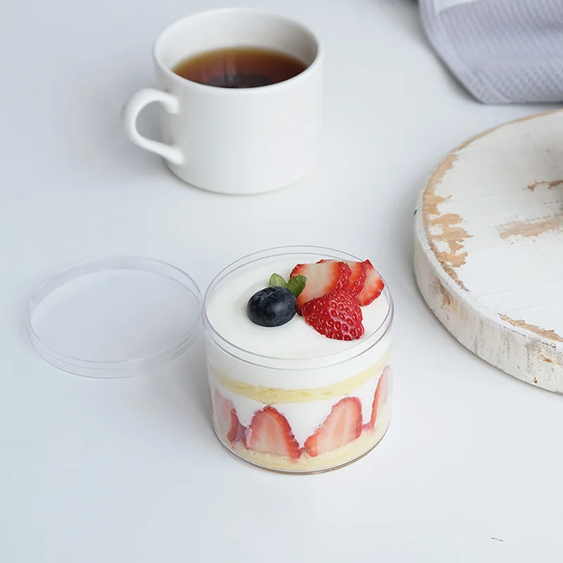 10 шт. высокое качество чистый красный мусс десертные чашки маленький торт