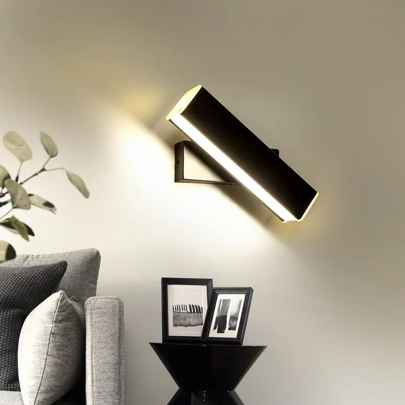 Светодиодная настенная лампа в скандинавском стиле современный светильник для