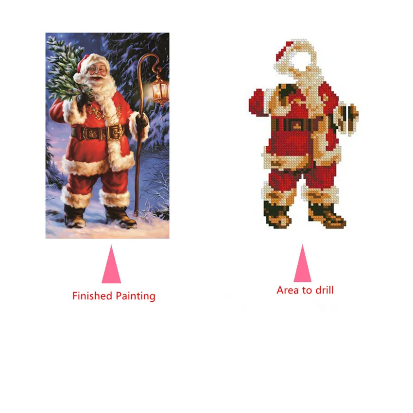 Рождественское украшение бесплатная доставка алмазная живопись отец керст 5D