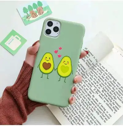 Матовый чехол для телефона s iPhone 11 Pro 6 6S 8Plus X XR 7Plus XS Max милый мягкий силиконовый с