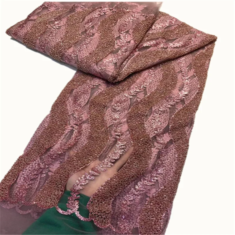 Африканская Тюлевая кружевная ткань с блестками белая 2020 зеленая новейшая