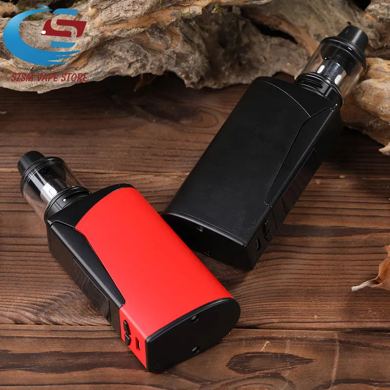 Электронная сигарета 100w box mod kit vape 2200 мАч с огромным паром 2 5 ml tank электронные