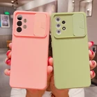 Защитный чехол для объектива Samsung Galaxy S21 Plus S20FE Note 20 Ultra A52 A32 A71 A12 A50S M51 M31 A72 Мягкий силиконовый чехол