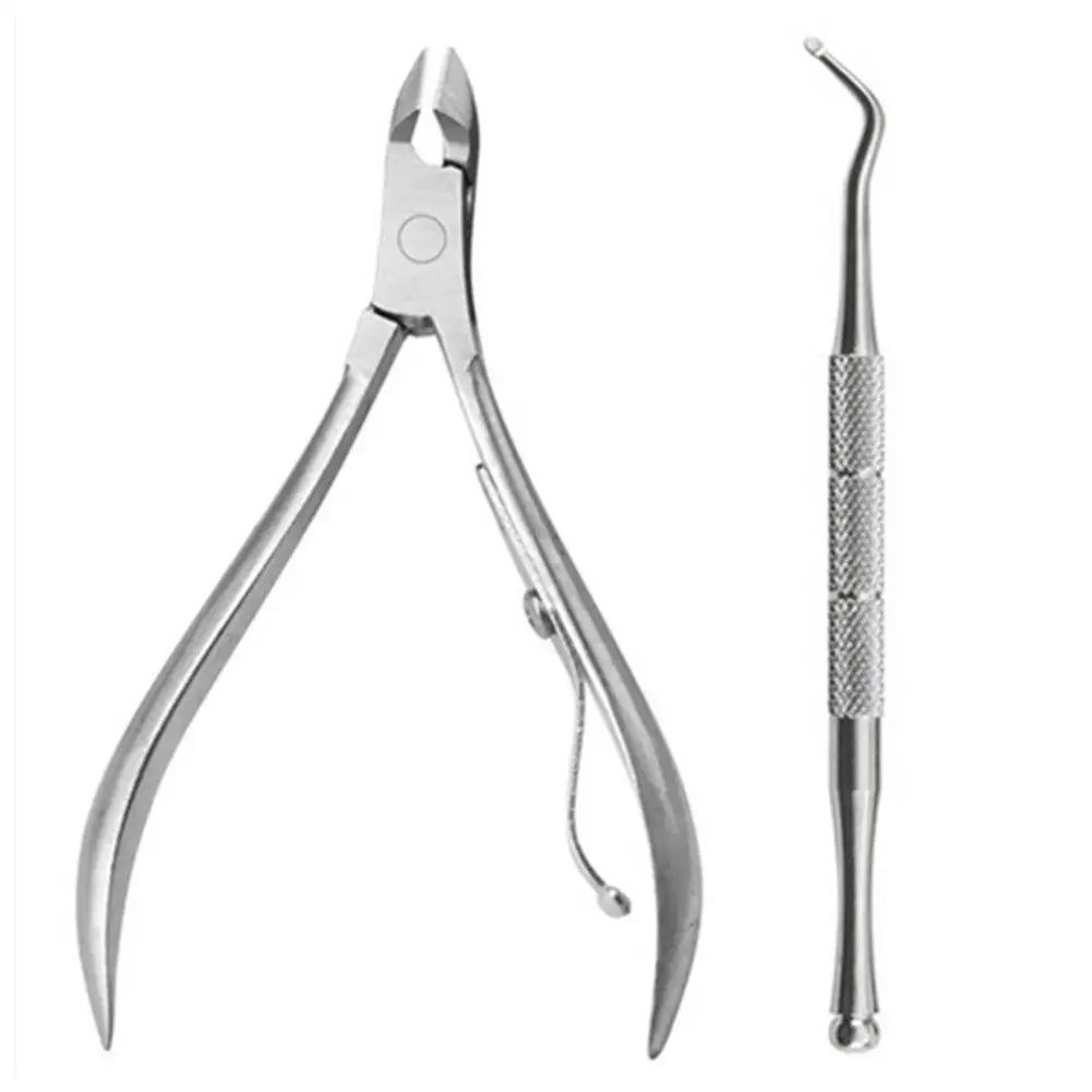 

Рисунки на ногтях 2 шт./компл. вросших ногтей ног коррекции плоскогубцы Quick ножницы мертвых очищает Забитые Поры комплект ножниц для маникюр...