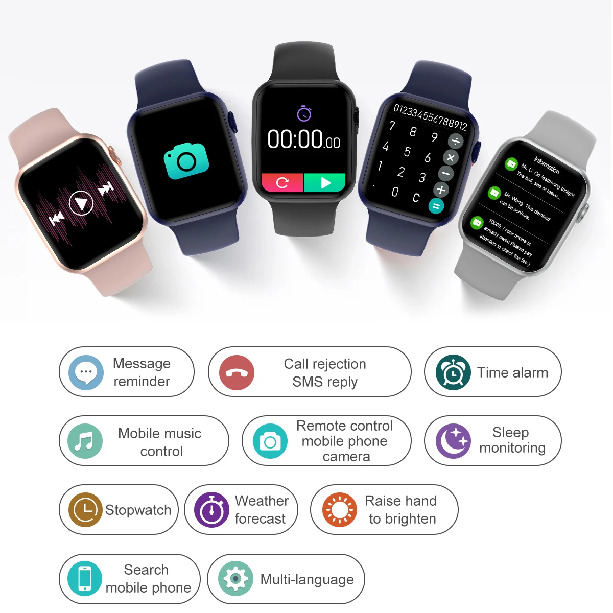 

IWO 13 Pro Smart Watch Men DT100 Bluetooth Call 1.75 Inch Customize Watch face Women Smartwatch Dynamic Dial for Android IOS