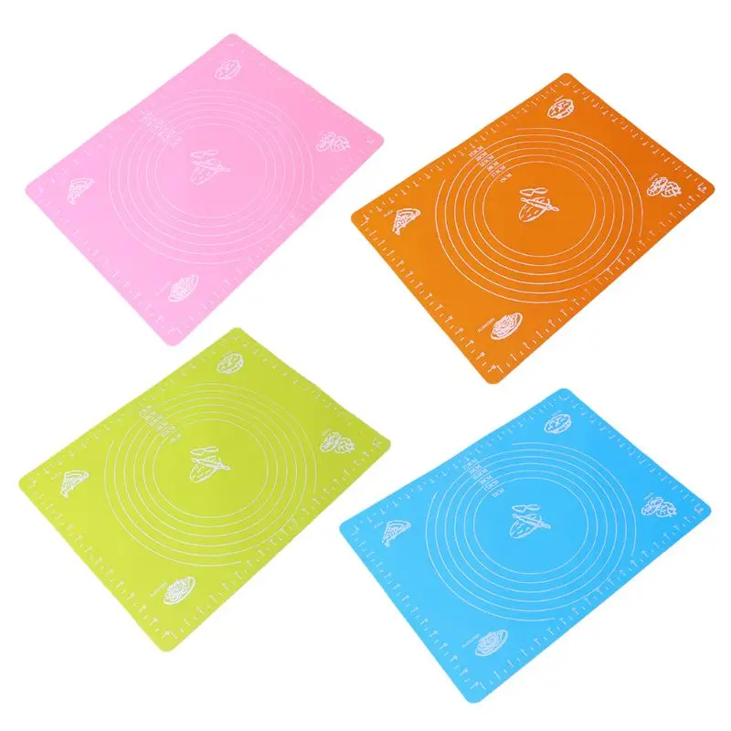 

Очень большой силиконовый антипригарный коврик для выпечки кондитерских изделий с измерениями