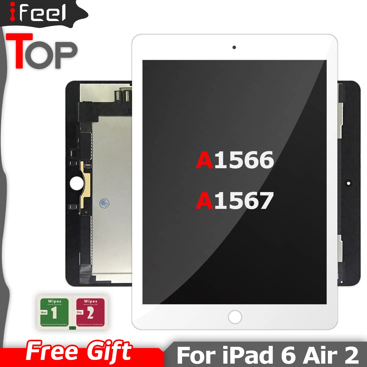 9 7 &quotЖК дисплей для Apple iPad 6 Air 2 A1567 A1566 ЖК Дисплей кодирующий преобразователь