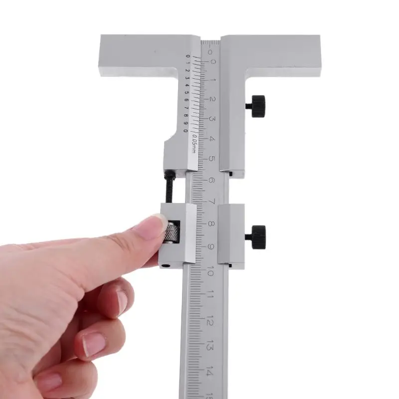 

T-Type 0-160mm Vernier Caliper DIN862 Scraper Bridge Tool 0.05mm Fine Adjustment C90A