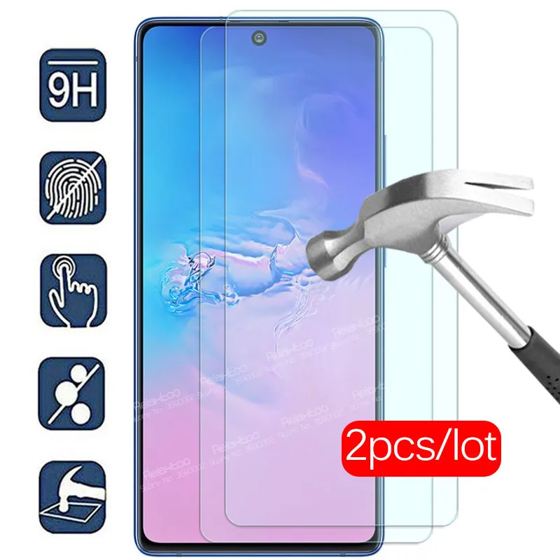

Защитное стекло для samsung s10 lite, 2 шт., Защитное стекло для samsung galaxy s10 light s 10 lite s10lite 6,7 дюйма, защитная пленка для экрана