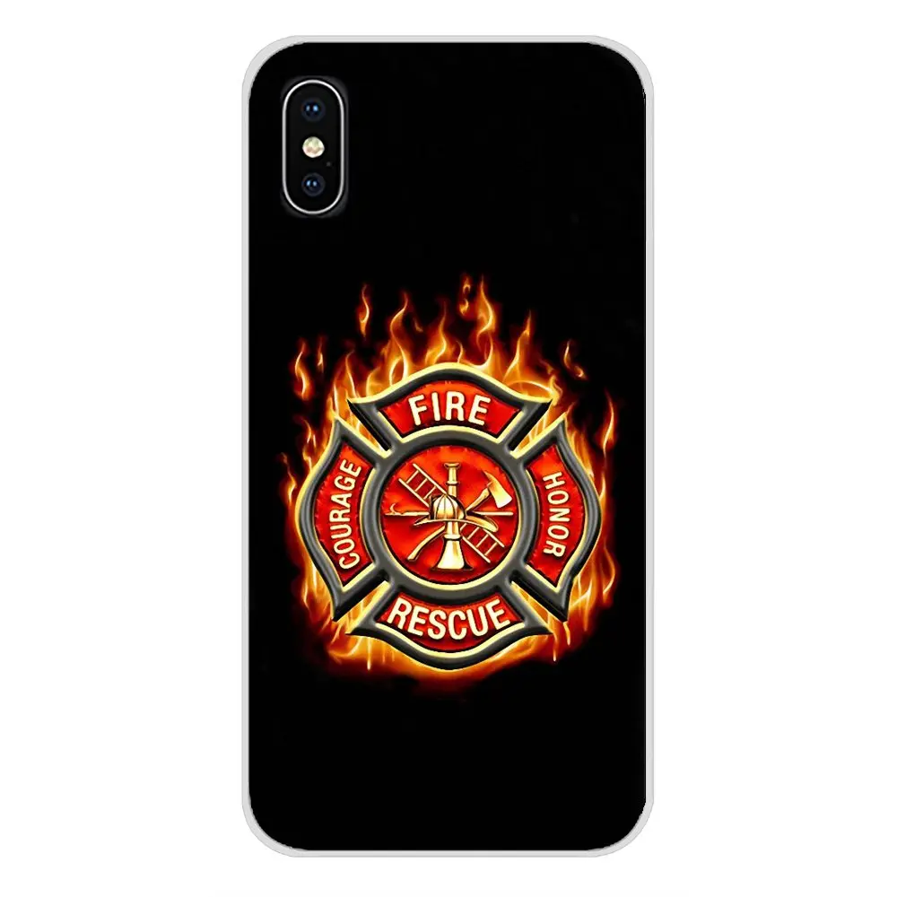 Пожарный парамедический спасательный для huawei G7 G8 P7 P8 P9 P10 P20 P30 Lite Mini Pro P Smart Plus мягкий чехол для кожи - Цвет: images 5
