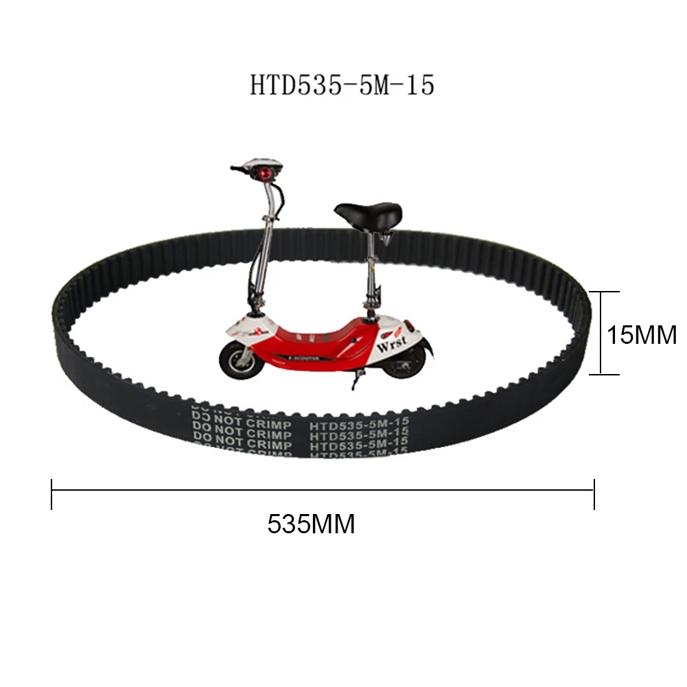 

Timing Belt Drive belt Transmission Belt 8inch Rubber Replacement E-bike