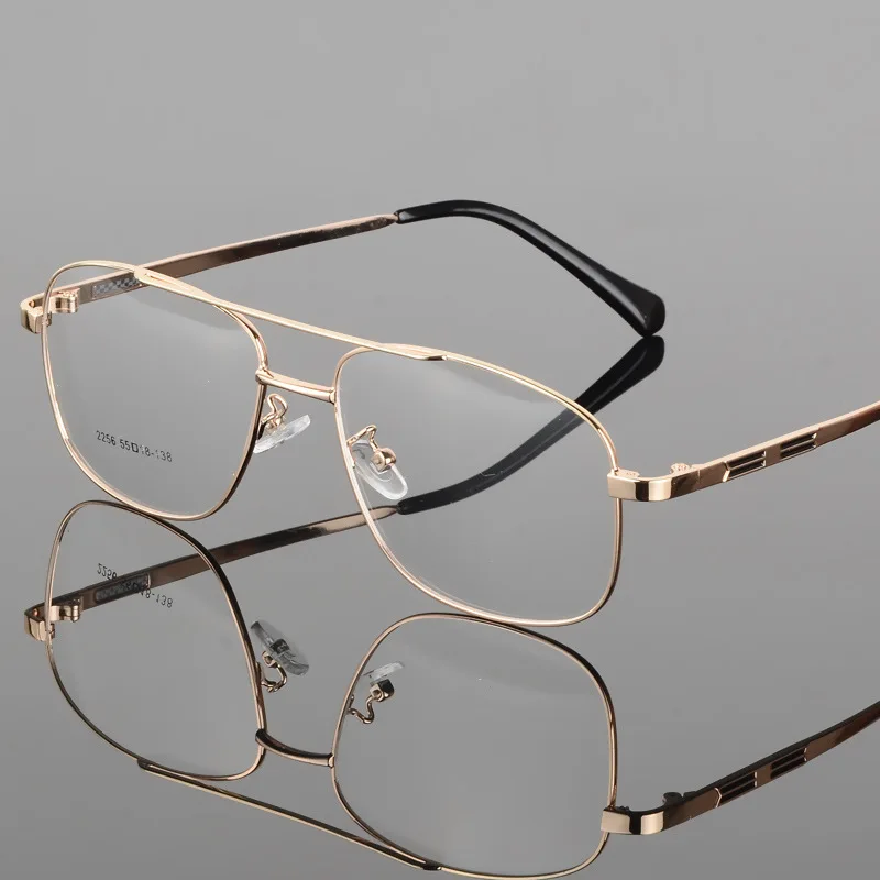 

Vazrobe Gold Reading Glasses Men 1.25 1.75 0.75 0.5 2.25 2.75 3.5 4.5 Diopter Eyeglasses Frames Male Square Metal Alloy