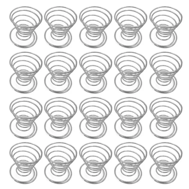 

20 Pack Air Plant Stand Container Tillandsia Holder, Stainless Steel Wire Stand Plant Display Racks - Silver