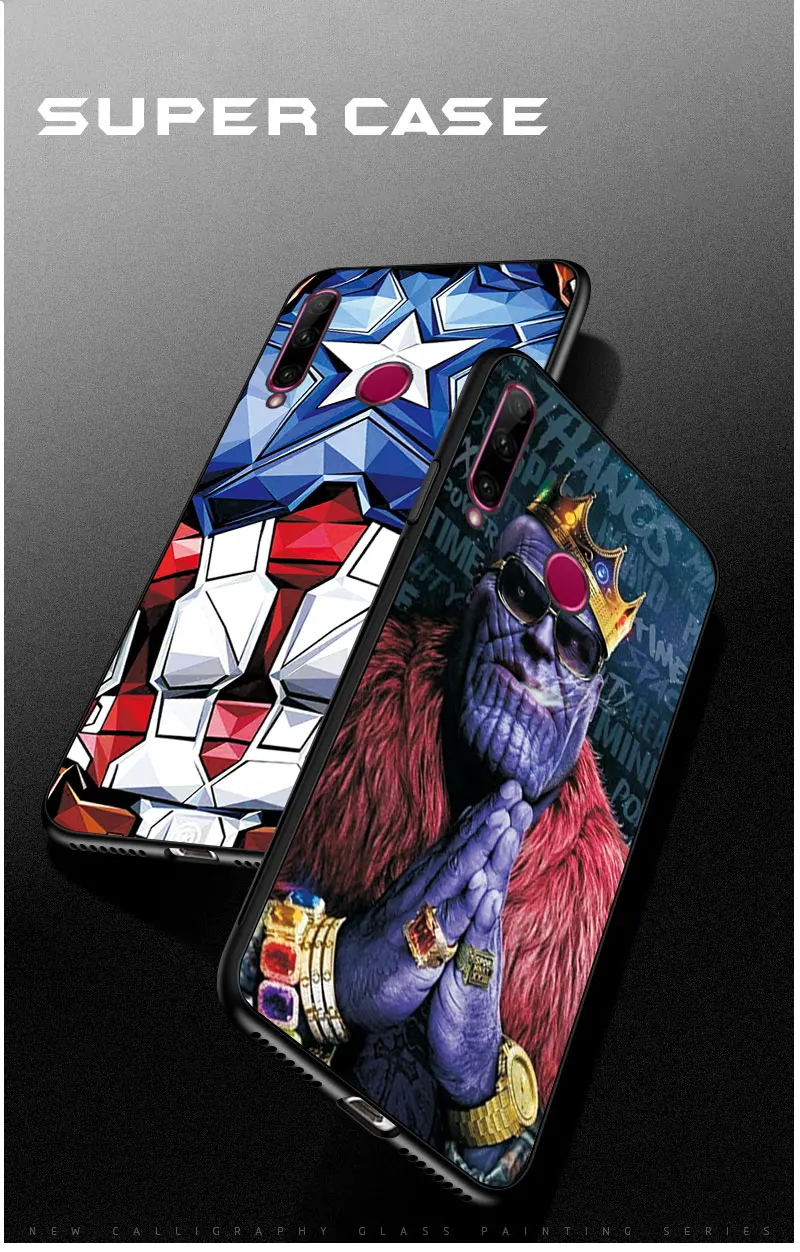 Чехол Marvel Hero для Honor 10, мягкий черный чехол из ТПУ, чехол для huawei Honor 10, 5,84 дюймов, Honor 10i 10 Lite view 10, чехол