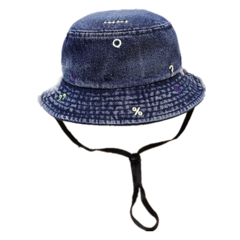 

Children Hat Summer denim blue For Boys And Girls Kids Sun hat for baby and kids 50-52 cm Headsize