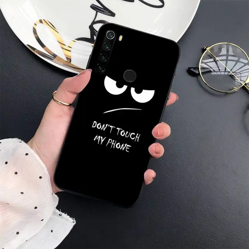 

dont Touch My phone Phone Case For Xiaomi mi 9 9t 10 redmi 9 9a 8 8a note 10 9 9s 8 8t 7 pro max funda