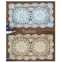 modern white cotton crochet tablecloth tea coffee lace christmas rectangle table cover cloth dining kitchen xmas wedding decor