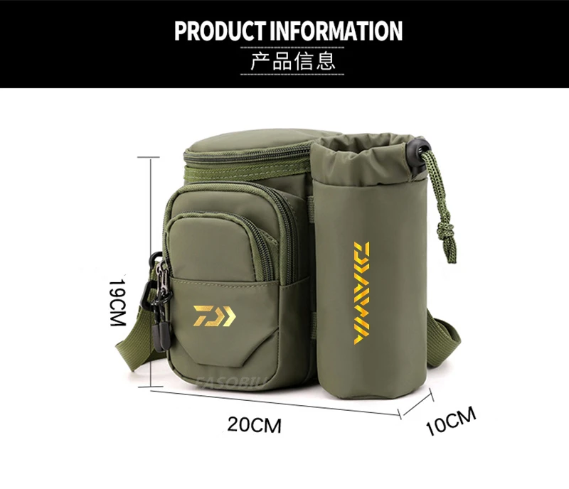 

Daiwa 2021 New Waterproof Fishing Shoulder Bag Sports Camping Hiking Trekking Fishing Backpack Hunting Fishing Bags