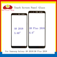 10pcslot touch screen for samsung galaxy a8 2018 a530 touch panel front outer glass lens a8 a8 plus a730 touchscreen lcd glass