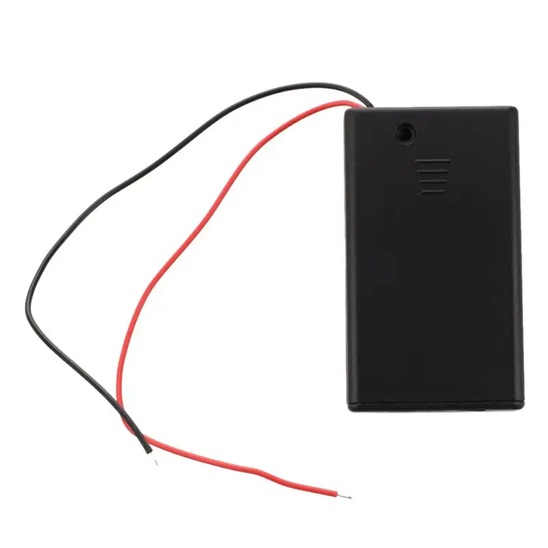 2 шт. 3 x AAA 4 5 V Чехол держатель для батареи коробка Проводная вкл/выкл