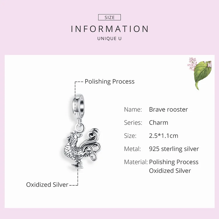 Fit Pandora браслет серебро 925 CZ Лебедь петух бусины S925 Красная эмаль деньги кот Ленивец украшения в виде слонов для изготовления ювелирных изделий