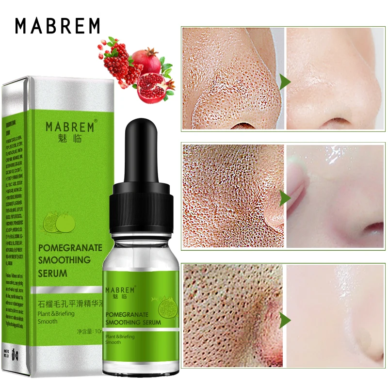 

10ml MABREM Pomegranate Fine Pores Face Serum Whitening Plant Skin Care Anti Aging Anti Wrinkle Cream Reduce Acne Marks Care