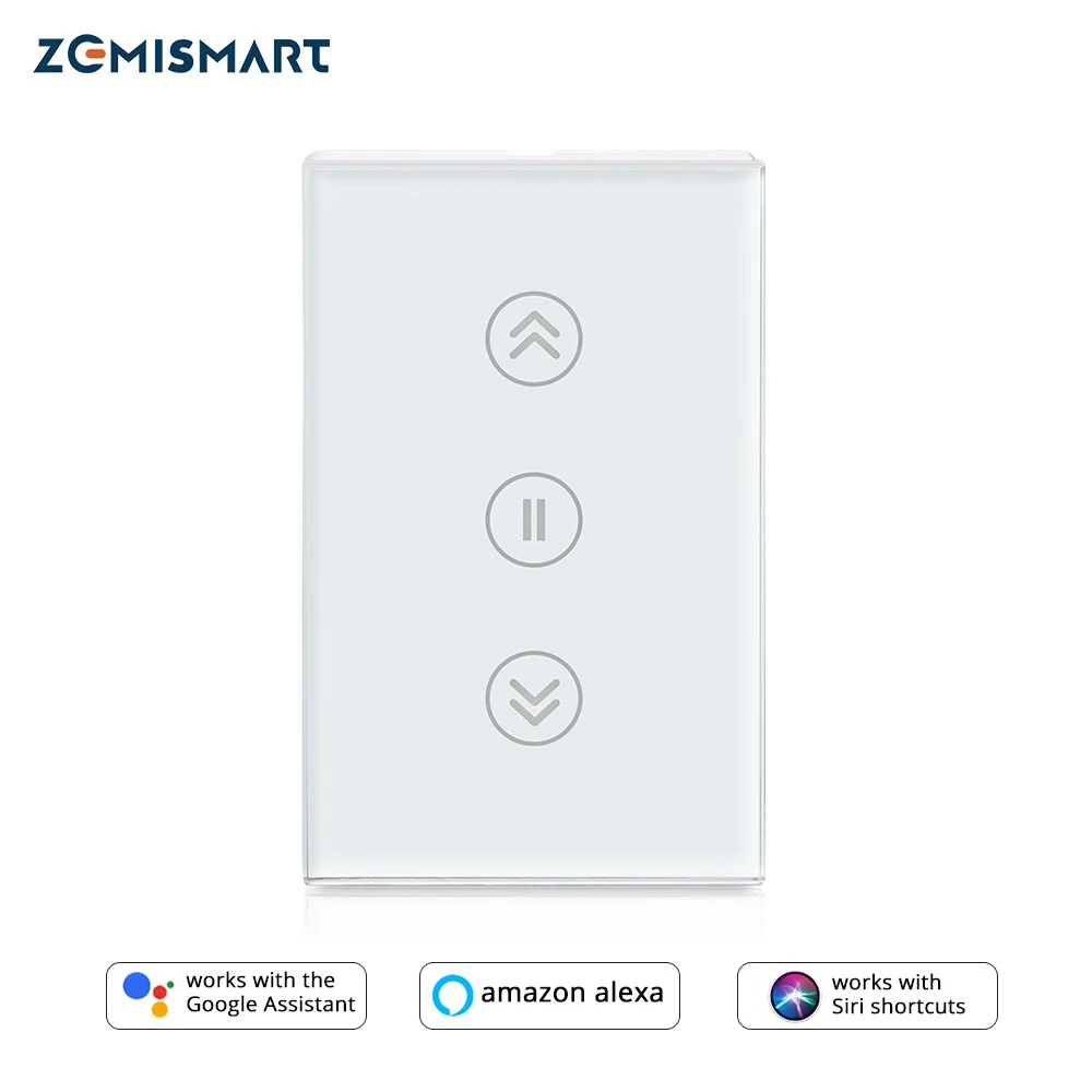 Переключатель Zemismart для занавесок новый дизайн США Wi Fi Alexa Google Home Smart Life TUYA