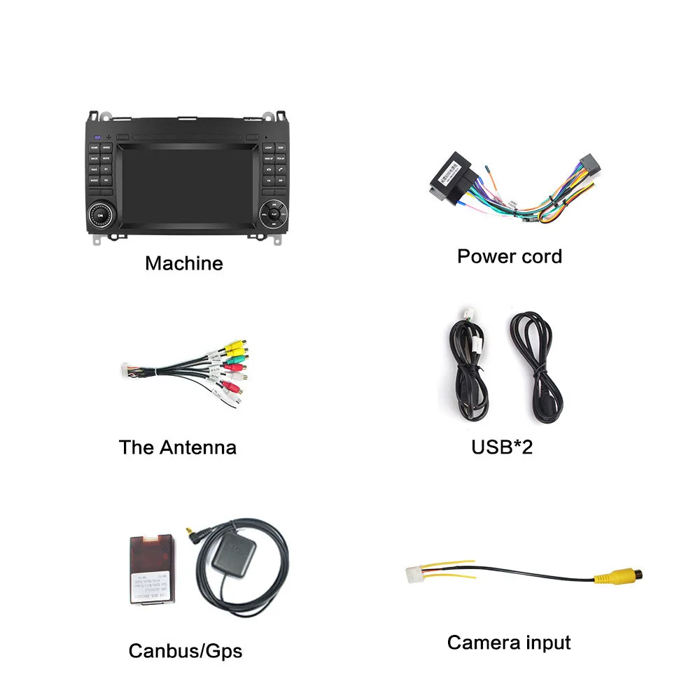 For Mercedes Benz B200 A B Class W169 W245 Viano Vito W639 Sprinter W906 Android Car radio Multimedia Player audio video player |