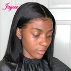 4x4 кружева парик, прямые и волнистые человеческие волосы закрытие парик 180% плотность бразильский девственные волосы парики из натуральных волос на кружевной 12 дюймов натуральный Цвет парик