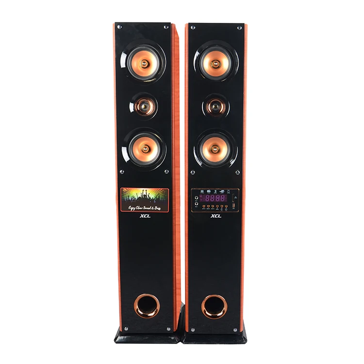 

Powerful wooden 2.0CH active stage speaker system 8 inch hifi speaker for home theater