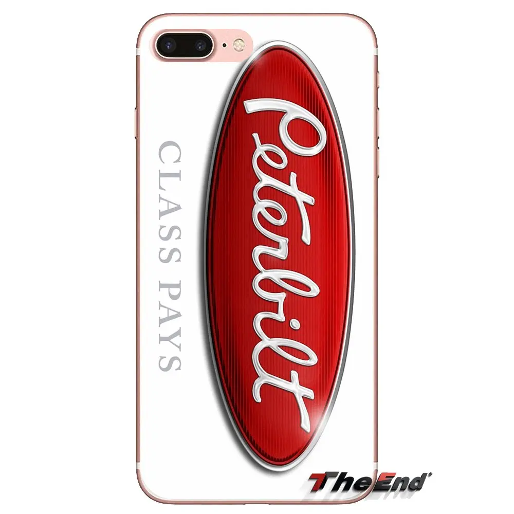 Грузовики peterbilt листового металла автомобиля ТПУ чехол для iPhone XS Max XR X 4 4S 5 5S 5C SE 6 6S