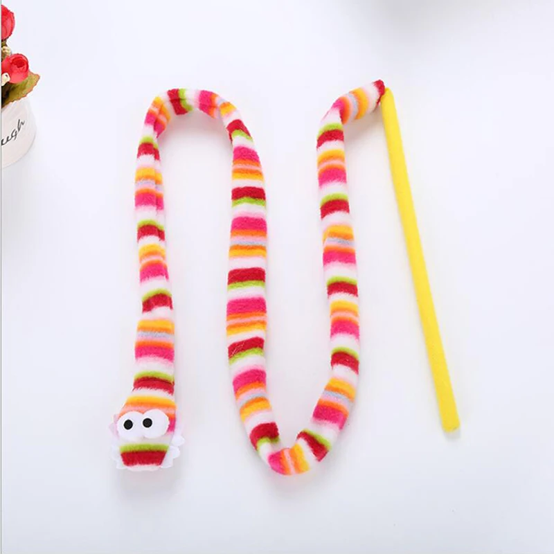 Забавный набор для кошек новая игрушка комбинация радужных шариков в виде змеи