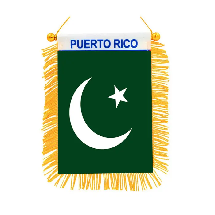 

Morning custom logo IRAQ car window decoration flag small Iraq hang exchange flag