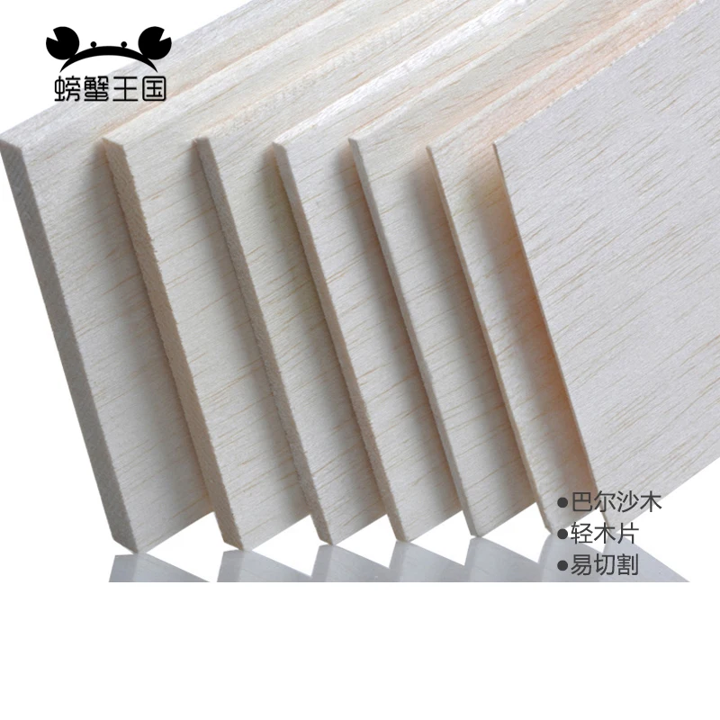 10 шт./лот 310x100 мм AAA + модель Balsa деревянные листы для DIY модели деревянный самолет