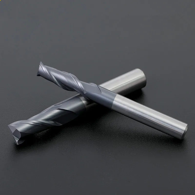 

1PCS Cutting Metal Milling Tools Endmill HRC50 2 Flute 3mm 4mm 6mm 8mm 10mm Alloy Carbide Tungsten Steel Milling Cutter End Mill