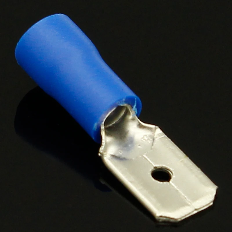 6 3 мм синие гнездовые/мужские изолированные электрические обжимные клеммные
