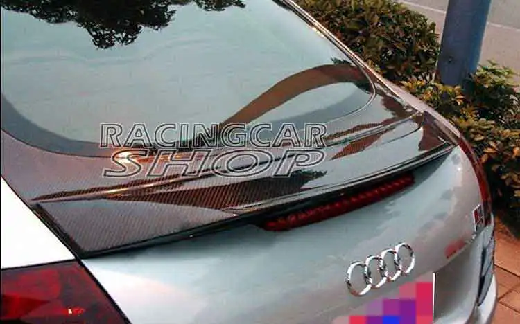 C стиль Настоящее углеродное волокно Задняя накладка на Багажник крыло губ