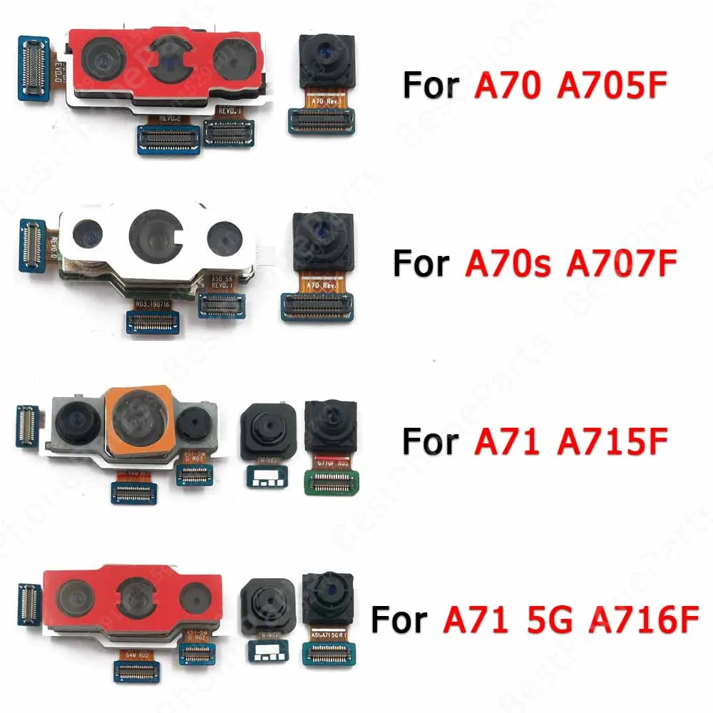 

Original Front Back Camera For Samsung Galaxy A70s A70 A71 5G Selfie Frontal Rear Small Camera Module Replacement Spare Parts