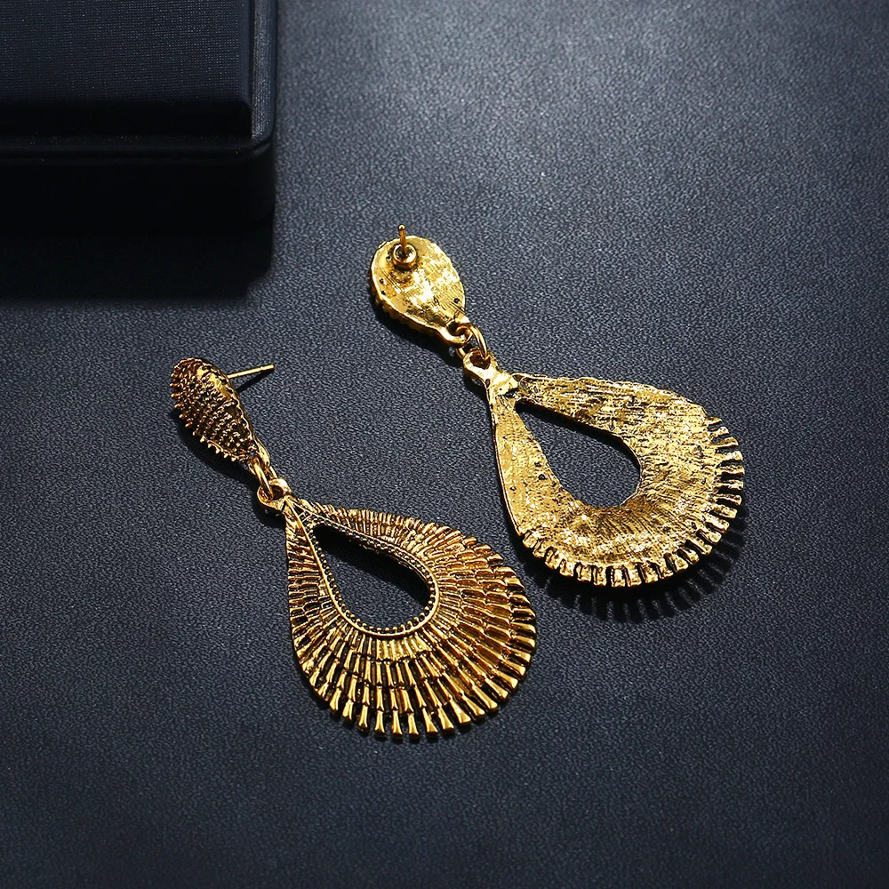 Винтажные большие серьги-капли для женщин тибетские антикварные серебряные