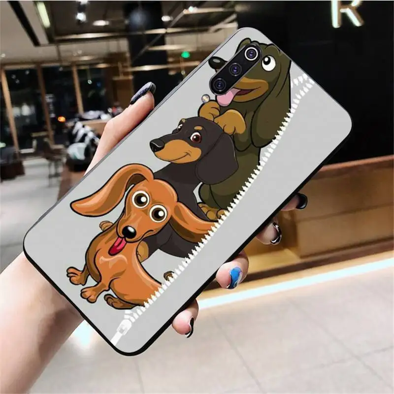 HPCHCJHM Такса Doxie Цветок Собака Щенок клиент высокое качество чехол для телефона Huawei