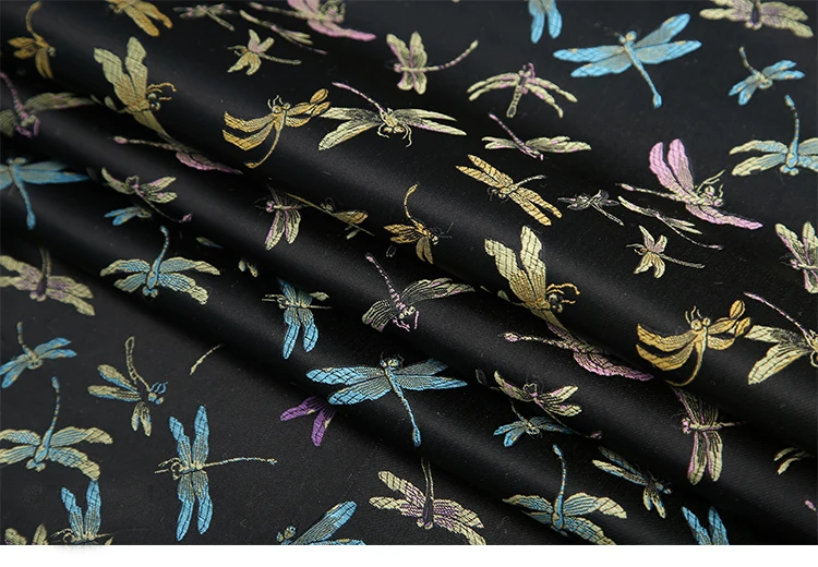 Лидер продаж жаккардовая ткань с металлическим блеском для рукоделия шитья