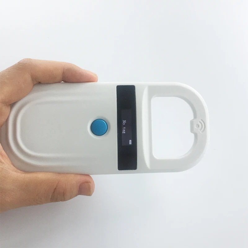 Бесплатная доставка FDX A/B считыватель микрочипов животных Портативный OLED собака