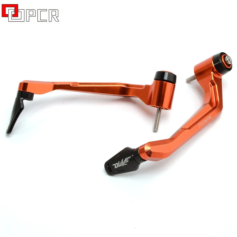 

For KTM Duke 125 200 250 390 Motorcycle Handlebar Grips Guard Brake Clutch Levers Guard Protector With LOGO DUKE