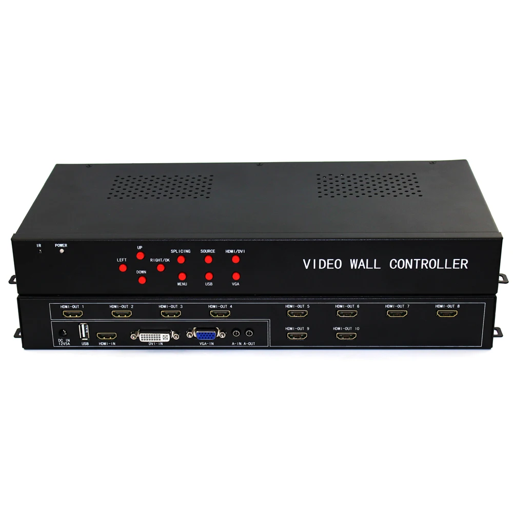

ISEEVY Video Wall Controller 3x3 2x5 2x4 HDMI DVI VGA USB Video Processor for 9 TV Splicing Display