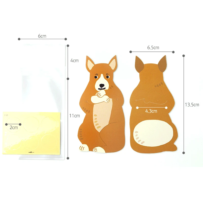 

10pcs Jungle Animal Candy Bags Rabbit Gift Bags Safari Birthday Decorations Kids Party Favors Cookie Bags Easter Decorations