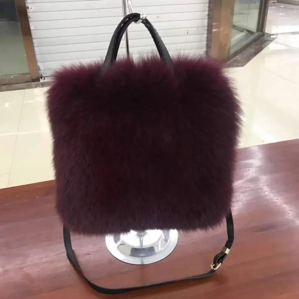 Сумка из натурального Лисьего меха/сумки лисьего меха | Дом и сад